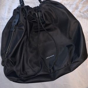 Cole Haan Black Nylon Big Tote Bag